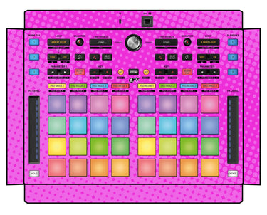 Pioneer DJ DDJ XP 2 Skin Gradienter Pink